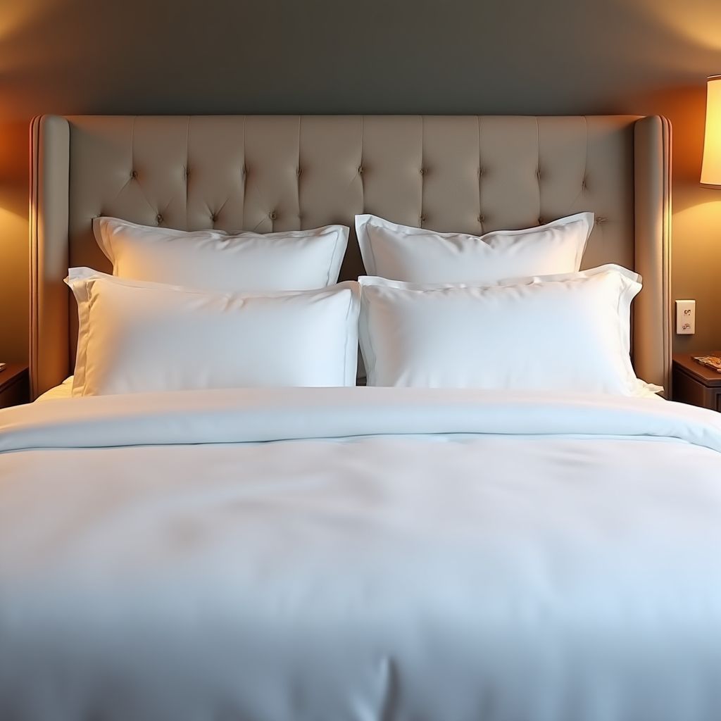 Luxury hotel-style bedroom