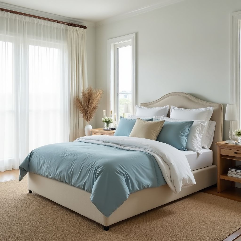 Coastal retreat bedroom design